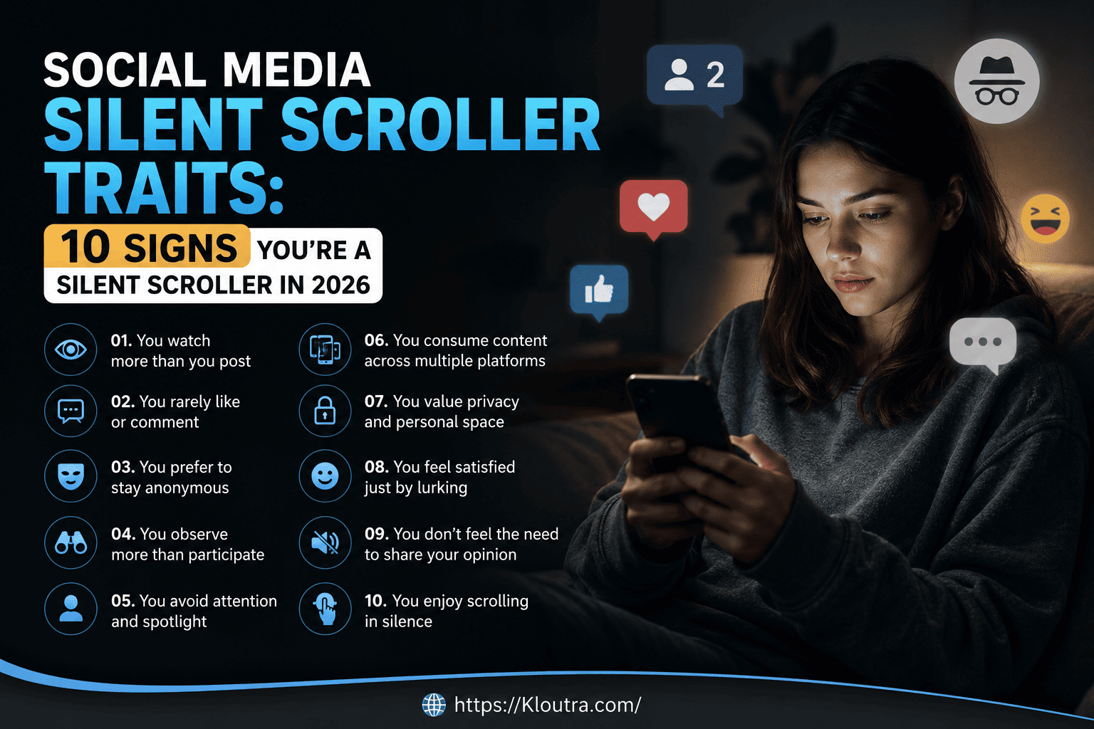 Social Media Silent Scroller Traits: 10 Signs You’re a Silent Scroller in 2026