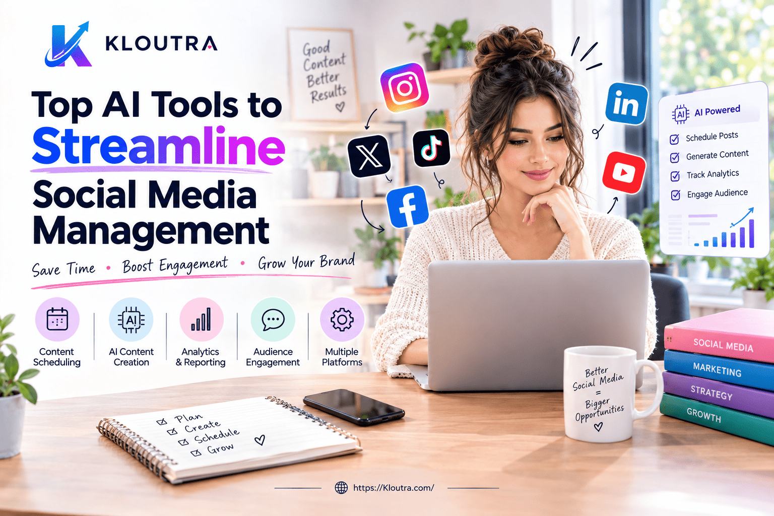 Top AI Tools to Streamline Social Media Management