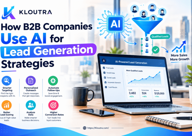 How B2B Companies Use AI for Lead Generation Strategies