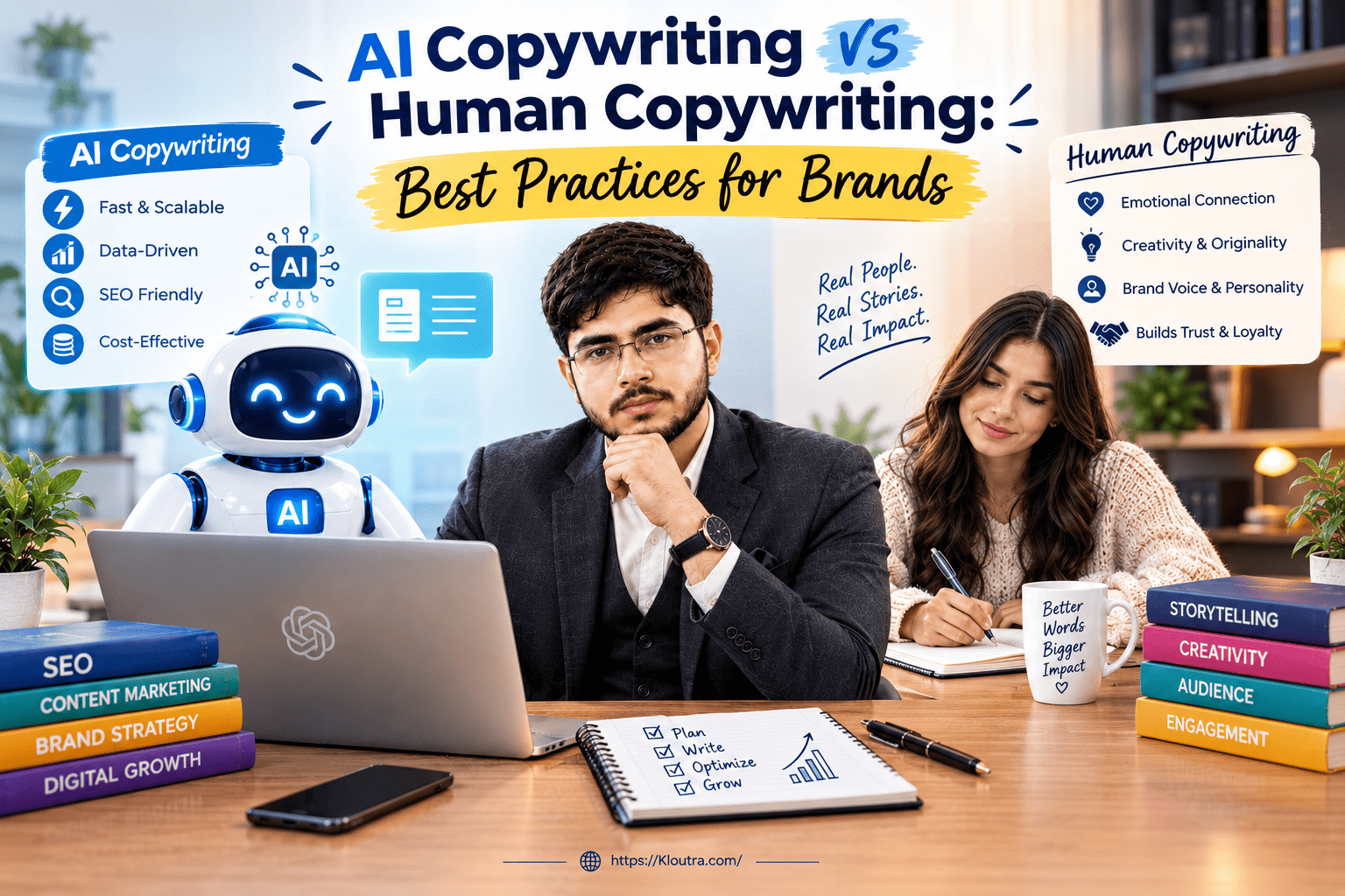 AI Copywriting vs Human Copywriting: Best Practices for Brands