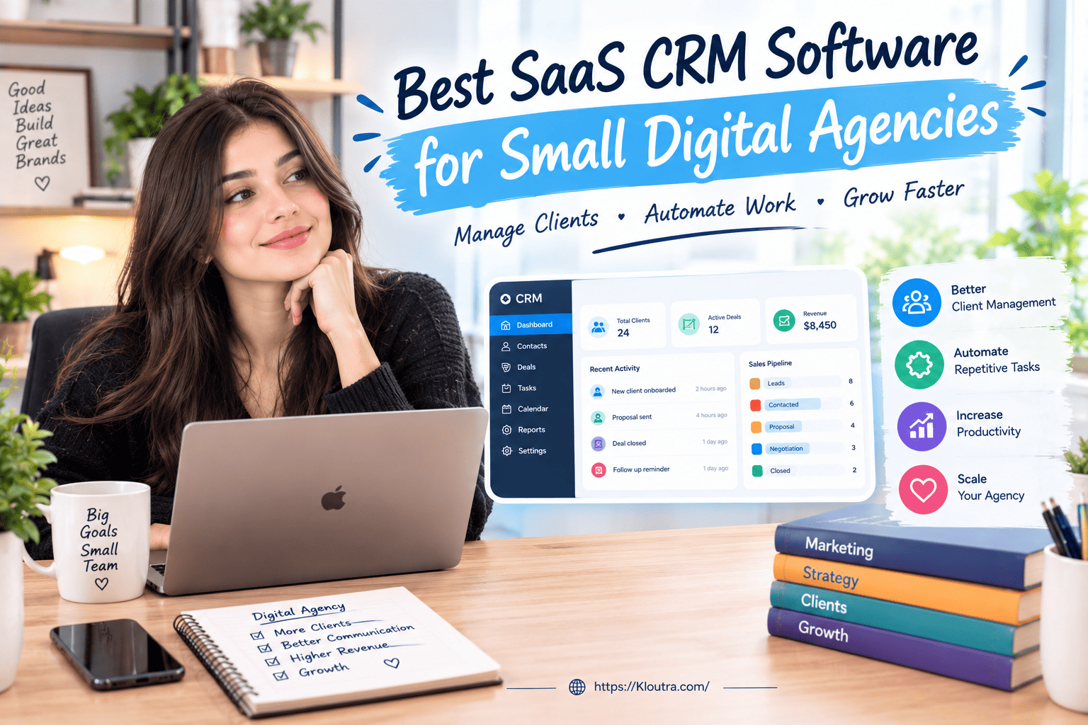 Best SaaS CRM Software for Small Digital Agencies