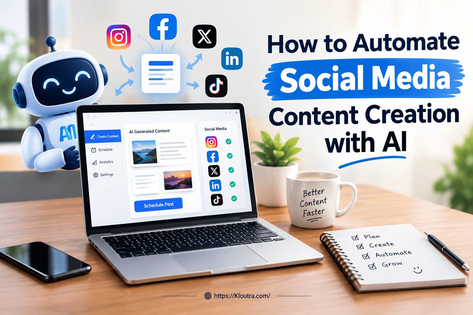 How to Automate Social Media Content Creation with AI