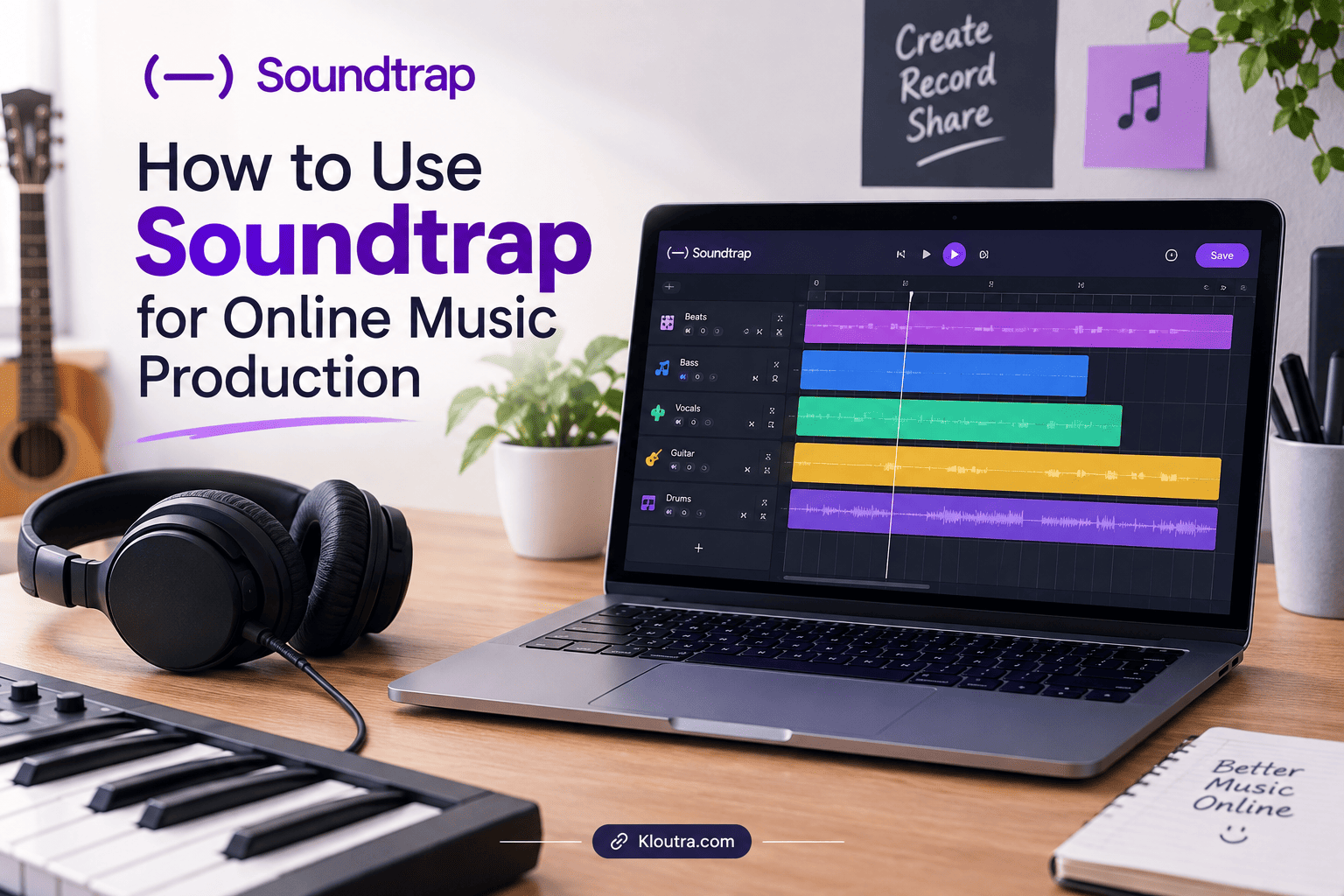 How to Use Soundtrap for Online Music Production