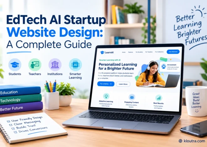 EdTech AI Startup Website Design: A Complete Guide