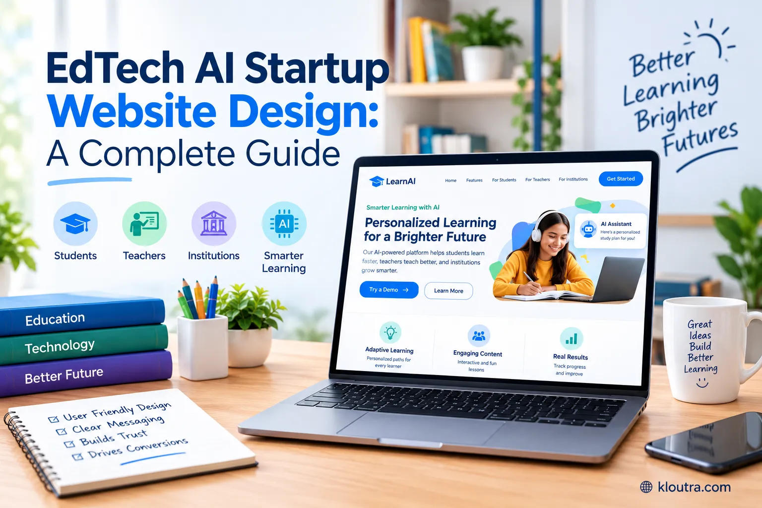 EdTech AI Startup Website Design: A Complete Guide