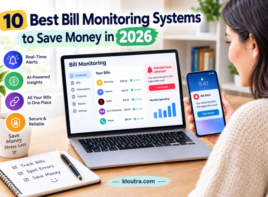 10 Best Bill Monitoring Systems to Save Money in 2026
