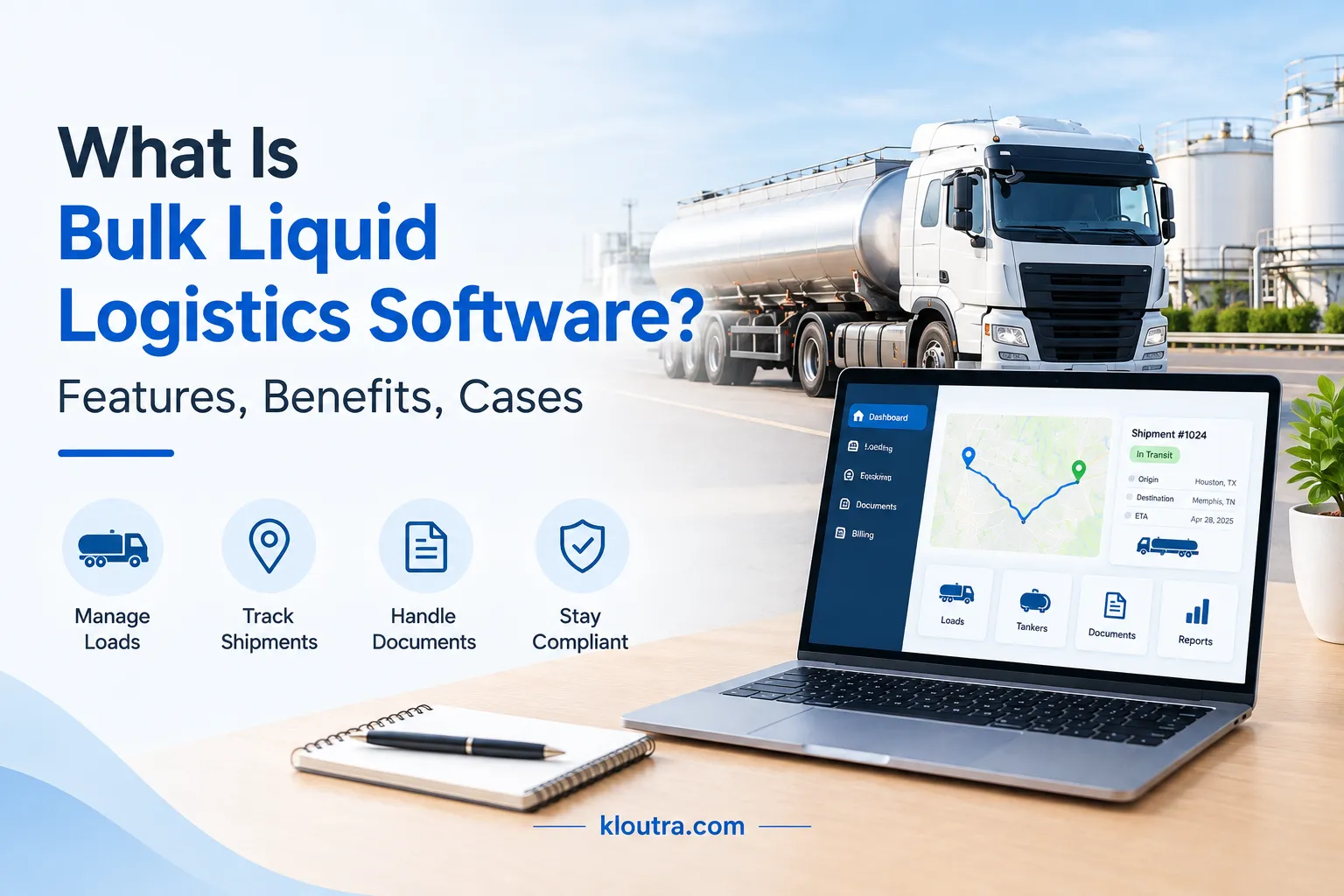 What Is Bulk Liquid Logistics Software? Features, Benefits, Cases