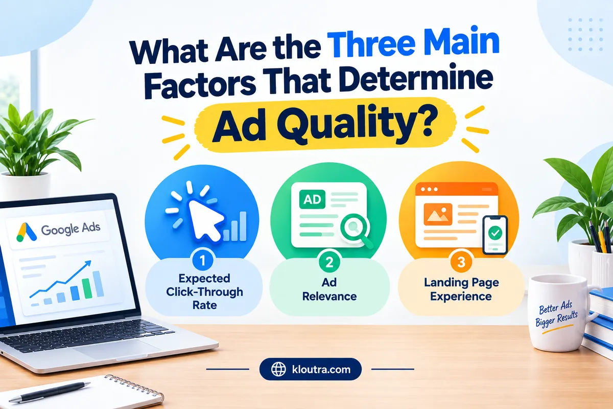 What Are the Three Main Factors That Determine Ad Quality?